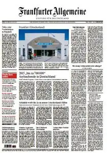 Frankfurter Allgemeine Zeitung FAZ - 19 August 2015