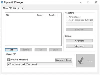 Mgosoft PDF Merger 9.3.2