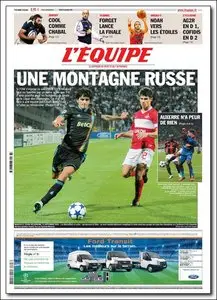 L'Equipe - Mardi 23 Novembre 2010