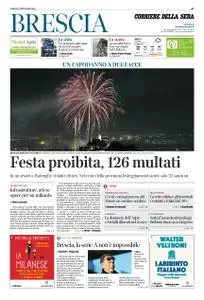 Corriere della Sera Brescia – 02 gennaio 2021