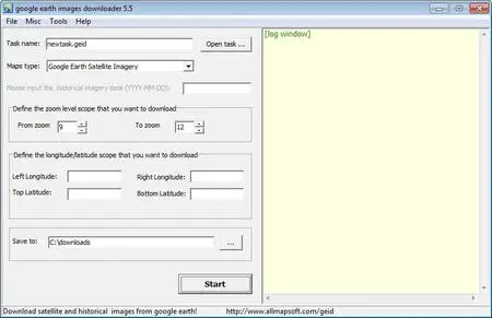 AllMapSoft google earth images downloader 6.33