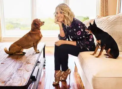 Carrie Underwood by Jeff Lipsky for Redbook Magazine November 2016