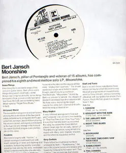 Bert Jansch - Moonshine (Reprise 1973) 24-bit/96kHz Vinyl Rip