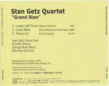 Stan Getz Quartet - Grand Stan -  Live in Italy 1974 (1974) {2014 Japan Studio Songs Remaster YZSO Series}