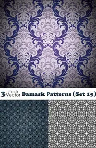 Vectors - Damask Patterns (Set 15)