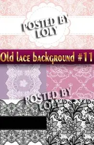 Vintage lace background #11 - Stock Vector