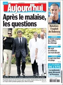 Aujourd'hui en France, du Mardi 28 Juillet 2009.