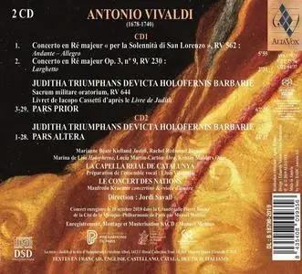 Jordi Savall, Le Concert des Nations, La Capella Reial de Catalunya - Antonio Vivaldi: Juditha Triumphans (2019)