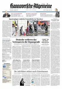 Hannoversche Allgemeine Zeitung - 01.11.2012