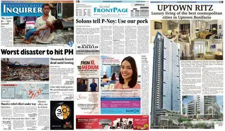 Philippine Daily Inquirer – November 11, 2013