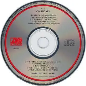 Yes - Classic Yes (1981) [1986, Atlantic SD 19320-2]