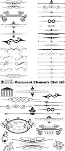 Vectors - Ornament Elements (Set 28)