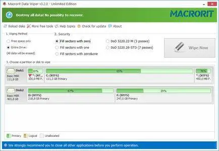 Macrorit Data Wiper 3.4.2 Unlimited Edition + Portable