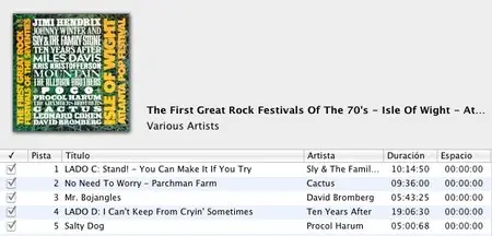 Various Artist - The First Great Rock Festivals Of The Seventies - Isle Of Wight / Atlanta Pop Festival (3 LP / FLAC)