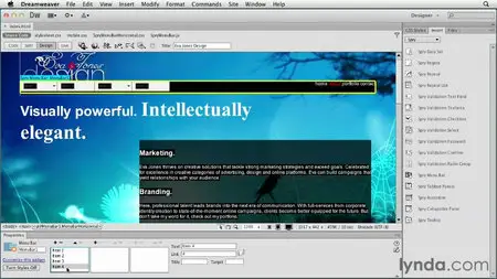 Creating a First Web Site with Dreamweaver CS6
