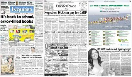 Philippine Daily Inquirer – June 10, 2008