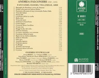 Ensemble Fitzwilliam - Andrea Falconieri: Fantaisies, Danses, Villanelle, Arie (1995)