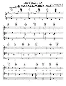 Let's Have An Old Fashioned Christmas - Larry Conley (Piano-Vocal-Guitar)