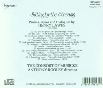 Anthony Rooley, The Consort of Musicke - Henry Lawes: Sitting by the Streams (1988)