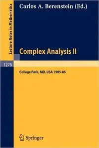 Complex Analysis II