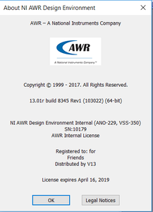 NI AWR Design Environment 13.01