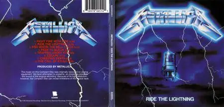 Metallica - Ride The Lightning (1984) {2016 Blackened Recordings Remaster BLCKND004R-1}