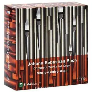 Marie-Claire Alain - Bach: Complete Works for Organ (2007) (15 CDs Box Set)