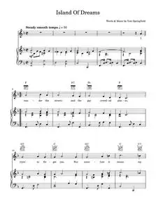 Island Of Dreams - Linda Ronstadt, Parton Lynn Wynette, The Springfields (Piano-Vocal-Guitar (Piano Accompaniment))