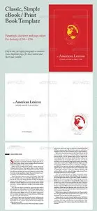 GraphicRiver Classic Simple eBook/Print Book Template