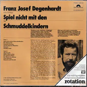 Franz Josef Degenhardt - Spiel Nicht Mit Den Schmuddelkindern (Polydor 2428 121) (GER 19__, 1965) (Vinyl 24-96 & 16-44.1)