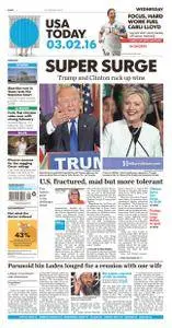 USA Today  March 02 2016