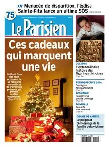 Le Parisien + Journal de Paris Du Jeudi 25 Décembre 2014