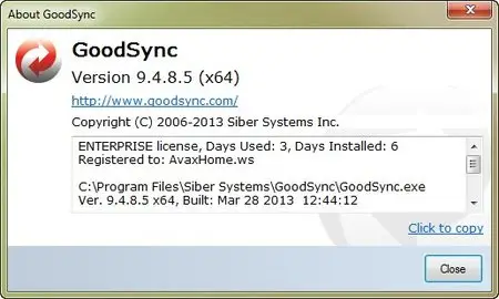 GoodSync Enterprise 9.4.8.5