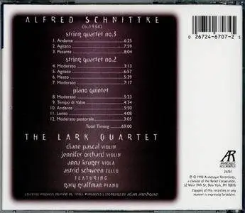 The Lark Quartet, Gary Graffman - Alfred Schnittke: String Quartets 2 & 3, Piano Quintet (1998)