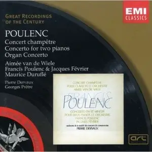 Poulenc: Keyboard Concertos - Dervaux, Prêtre