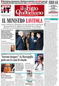 Il Fatto Quotidiano - 25 settembre 2011