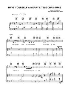 Christmas Sheet Music - Have Yourself a Merry Little Christmas
