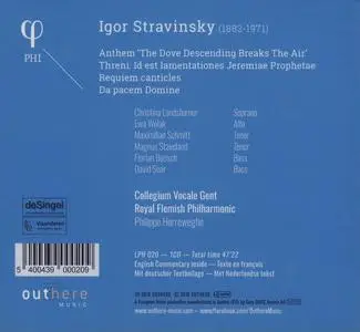 Philippe Herreweghe, Collegium Vocale Gent - Igor Stravinsky: Threni; Requiem Canticles (2016)