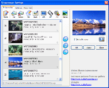 NufSoft Water Illusion Screensaver ver.3.60