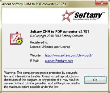 Softany CHM to PDF Converter 2.751