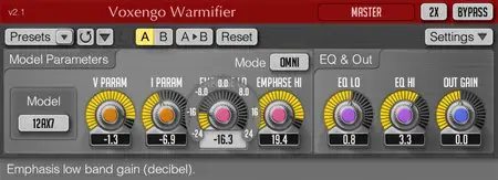 Voxengo Warmifier v2.3 WiN / OSX