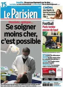 Le Parisien + Cahier Paris du Mercredi 28 Novembre 2012