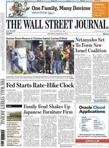 The Wall Street Journal - Thursday, 19 March 2015 / Asia