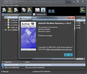 Active Partition Recovery Enterprise 8.0.2