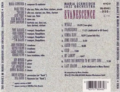 Maria Schneider Jazz Orchestra - Evanescence (1994) {Enja ENJ-8048 2}