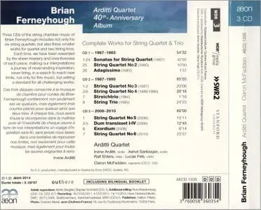 Arditti Quartet, Claron McFadden - Brian Ferneyhough: Complete Works for String Quartet & Trios (2014) 3CD Set