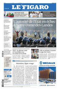 Le Figaro du Mercredi 18 Avril 2018
