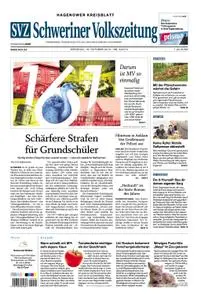 Schweriner Volkszeitung Hagenower Kreisblatt - 15. Oktober 2019