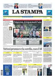 La Stampa Roma - 25 Agosto 2023