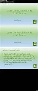Learn Camtasia & Audicity